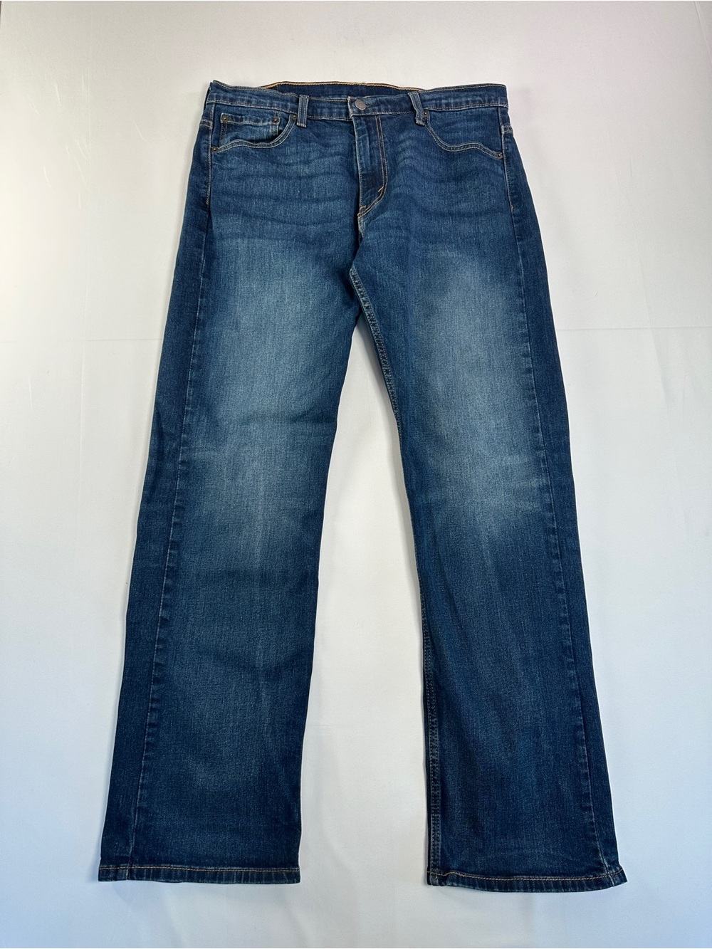 Levi’s 569 Loose Straight Dark Wash Stretch Relaxed Jeans Y2K 34